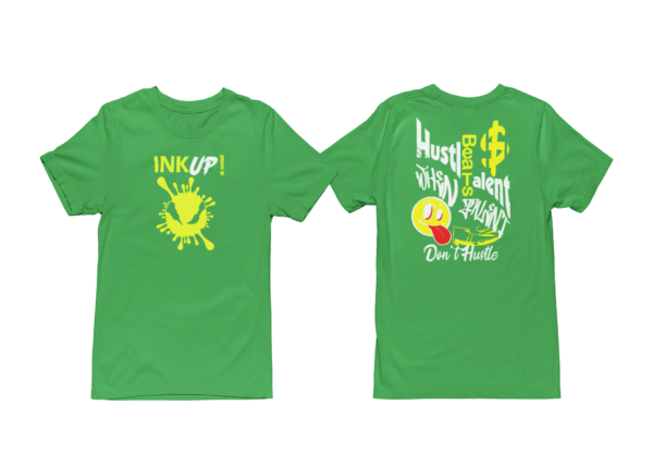 Ink Up Hustle Beats Talent Lime/White