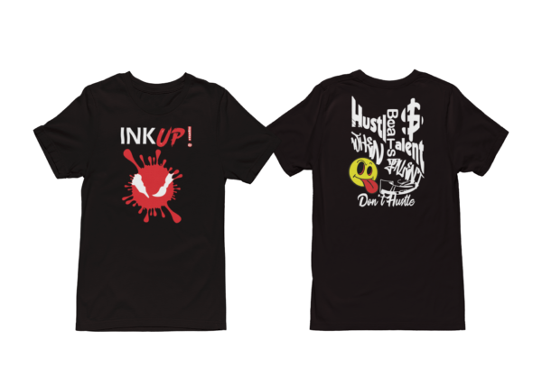 Ink Up Hustle Beats Talent Black/White/Red